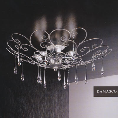 Masca | Damasco  argento Masca d90 h32