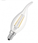 E14 свеча на ветру  5 (=60)W/827 DIM филаментная лампа LED CL BA40 Osram 4058075434561