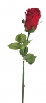 Euroflor | 64650.02 Romanic Rose Bud Stem L46cm red Euroflor